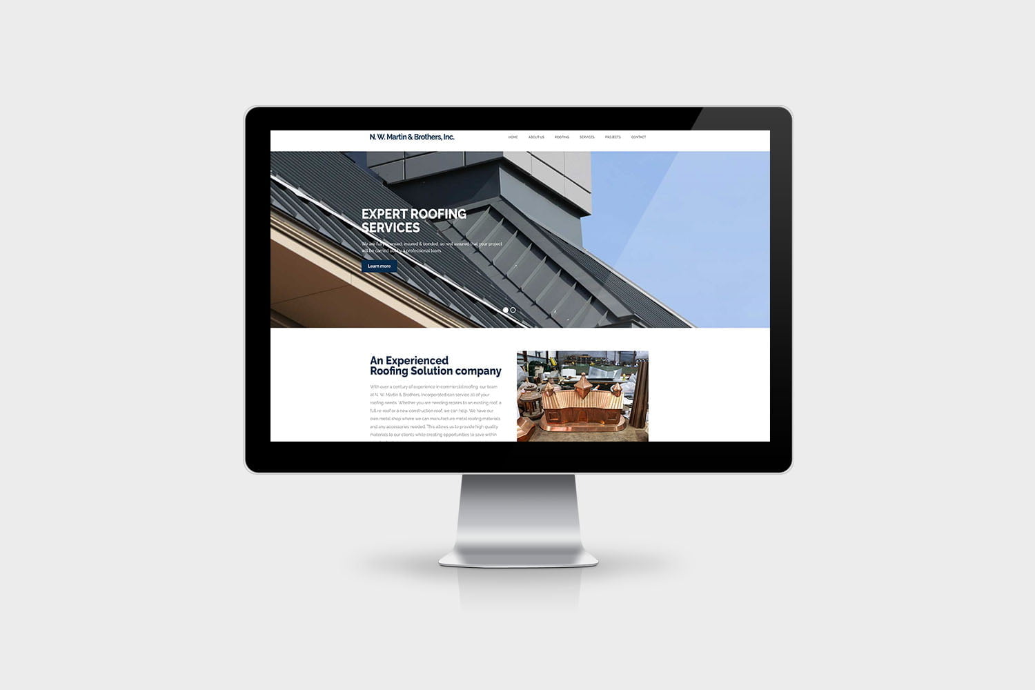 N. W. Martin & Brothers website design